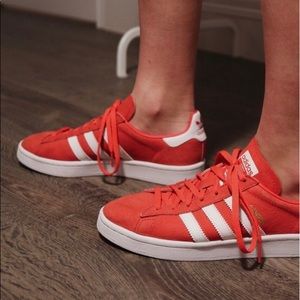 Women’s Red Campus Adidas Size 8.5